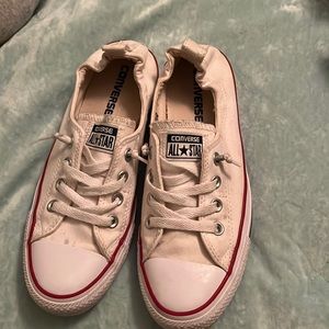 White converse sneakers